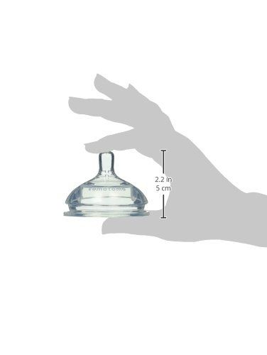 Photo 2 of Comotomo Silicone Replacement Nipple, Slow Flow, 0-3 Months, 2 Count