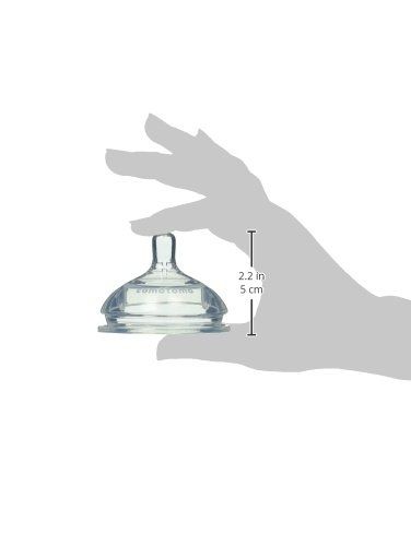 Photo 1 of Comotomo Silicone Replacement Nipple, Slow Flow, 0-3 Months, 2 Count New