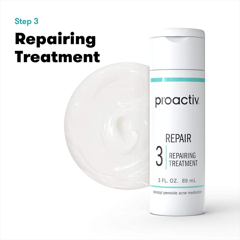 Photo 4 of Proactiv 3 Step Acne Treatment - Benzoyl Peroxide Face Wash, Repairing Acne Spot Treatment for Face and Body, Exfoliating Toner - 90 Day Complete Acne Skin Care Kit New
