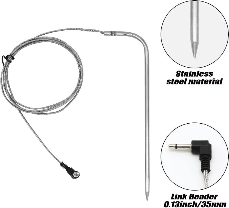 Photo 3 of Cookingstar High-Temperature Meat BBQ Probe, Replacement Kit for Pit Boss Pellet Grills (1-Pack Probe) New