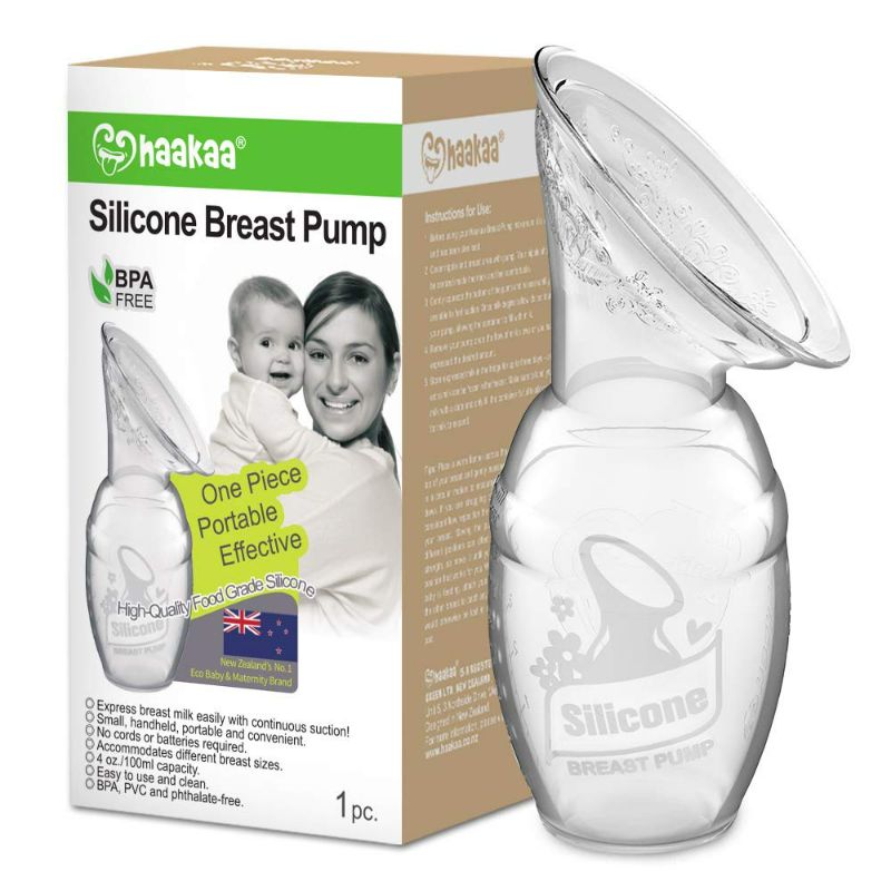 Photo 1 of haakaa Manual Breast Pump for Breastfeeding 4oz/100ml New