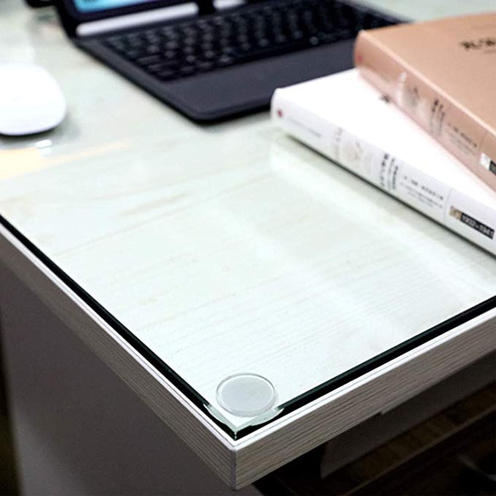 Photo 1 of Glass Table Bumpers 24PCS Non Adhesive Anti Slip Silicone Pads for Glass Table Top Spacer New
