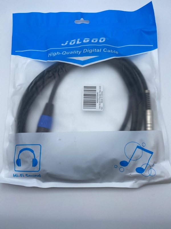 Photo 3 of 1/4 Inch TRS to XLR Male Cable, Balanced 6.35mm TRS Plug to 3-pin XLR Male, Quarter inch TRS Male to XLR Male Microphone Cable, 10 Feet - JOLGOO New