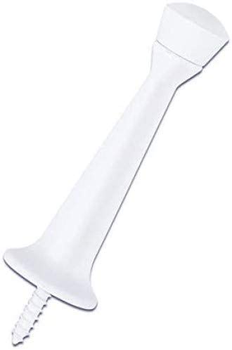 Photo 1 of 25 Pack - Designers Impressions White Heavy Duty Solid Rigid Door Stop w/Rubber Tip : 7146 New