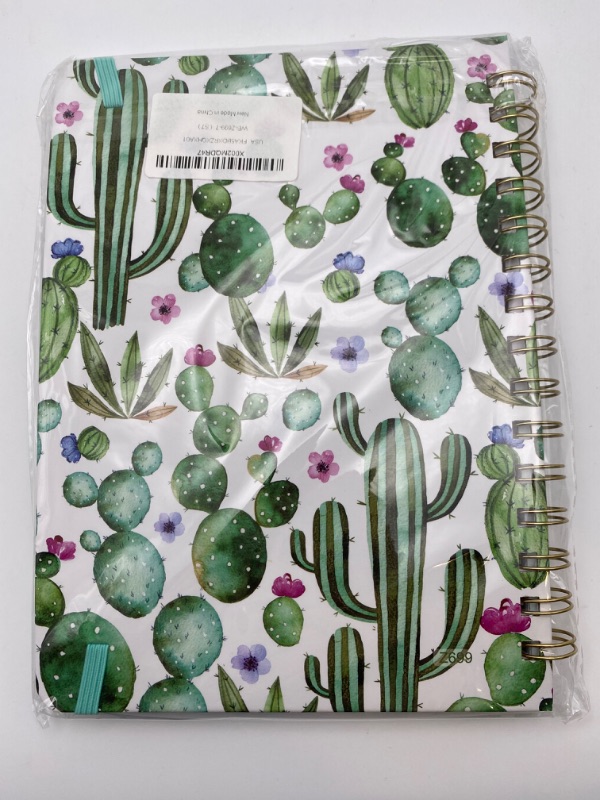 Photo 2 of Cactus Flowers Spiral Notebook 6"x8.5" New