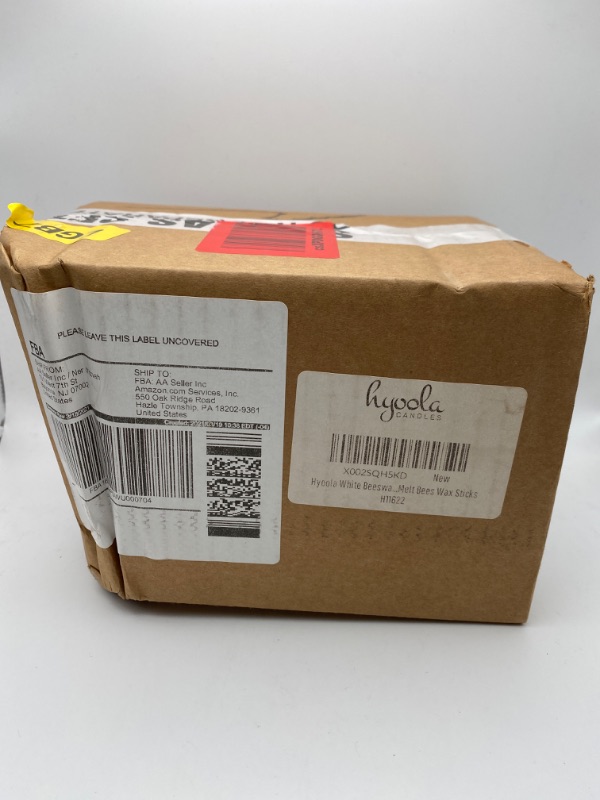 Photo 1 of Hyoola White Beeswax Block- 100% Natural - Premium Cosmetic Grade - Pure Beeswax Bars - 1 Pound - Triple Filtered Easy Melt Bees Wax Sticks