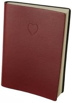 Photo 3 of Eccolo Red Embossed Heart Writing Journal Notebook, 256 Lined Pages, Flexible Faux Leather Cover, 5-x-7-inch New
