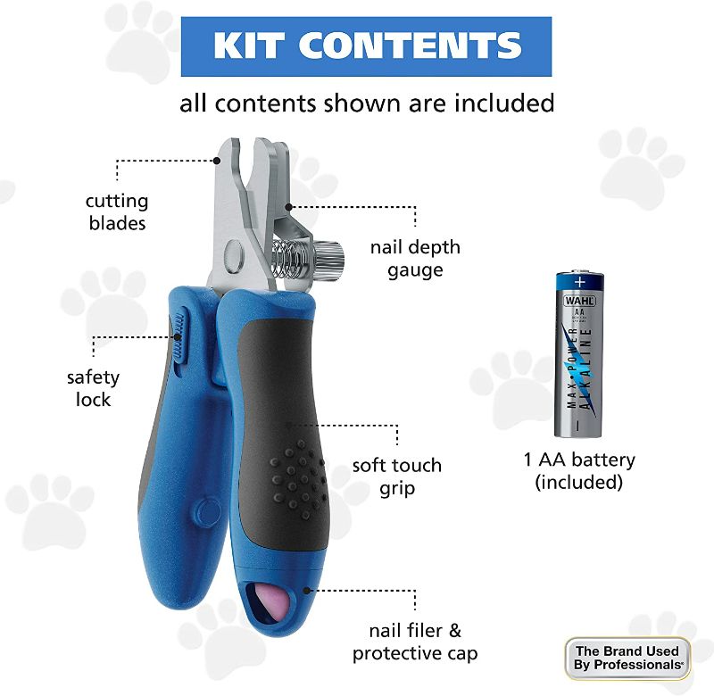 Photo 2 of Wahl EZ-Nail Rotary Filer & Nail Clipper for Dogs, Cats, & House Pets - Model 5960-300 New