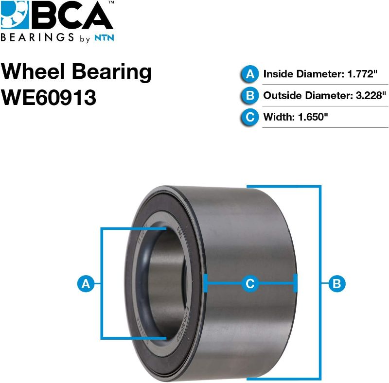 Photo 2 of BCA WE60913 Wheel Bearing New