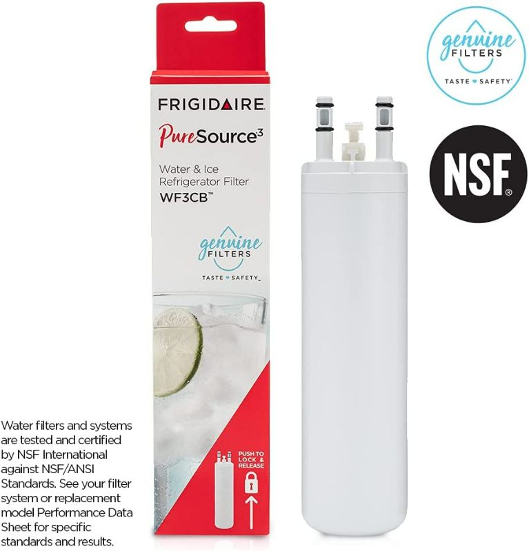 Photo 2 of Frigidaire WF3CB Puresource3 Refrigerator Water Filter , White, 1 Count (Pack of 1) New