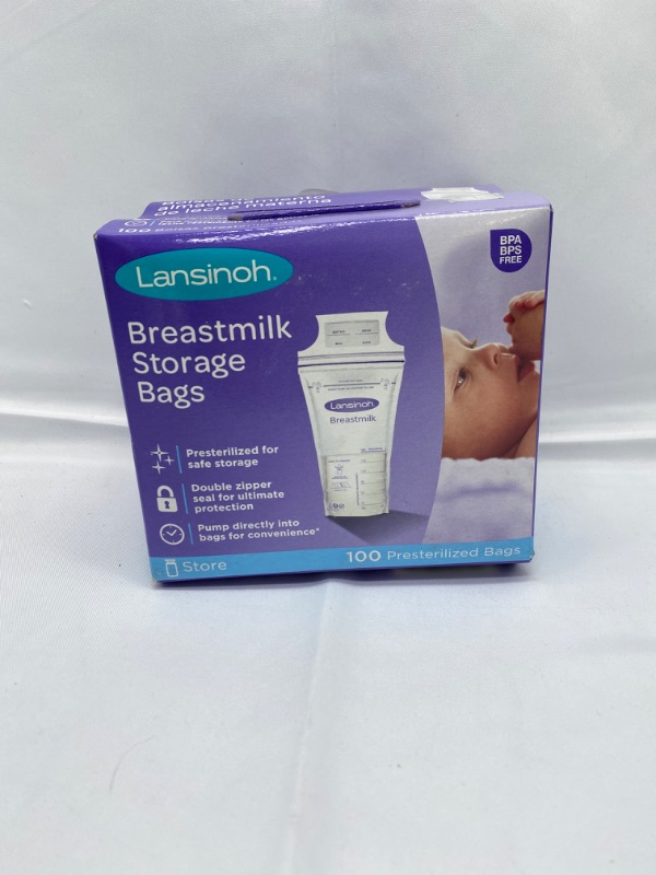 Photo 3 of Lansinoh Breastmilk Storage Bags, 100 Count Milk Storage Bags New