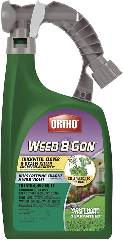 Photo 1 of Ortho Weed B Gon Chickweed, Clover & Oxalis Killer for Lawns, 32 Oz. New