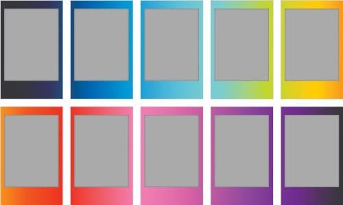 Photo 1 of Fujifilm InstaX Mini Instant Film Rainbow & Staind Glass & Candy Pop & Shiny Star Film -10 Sheets X 4 Assort Value Set New