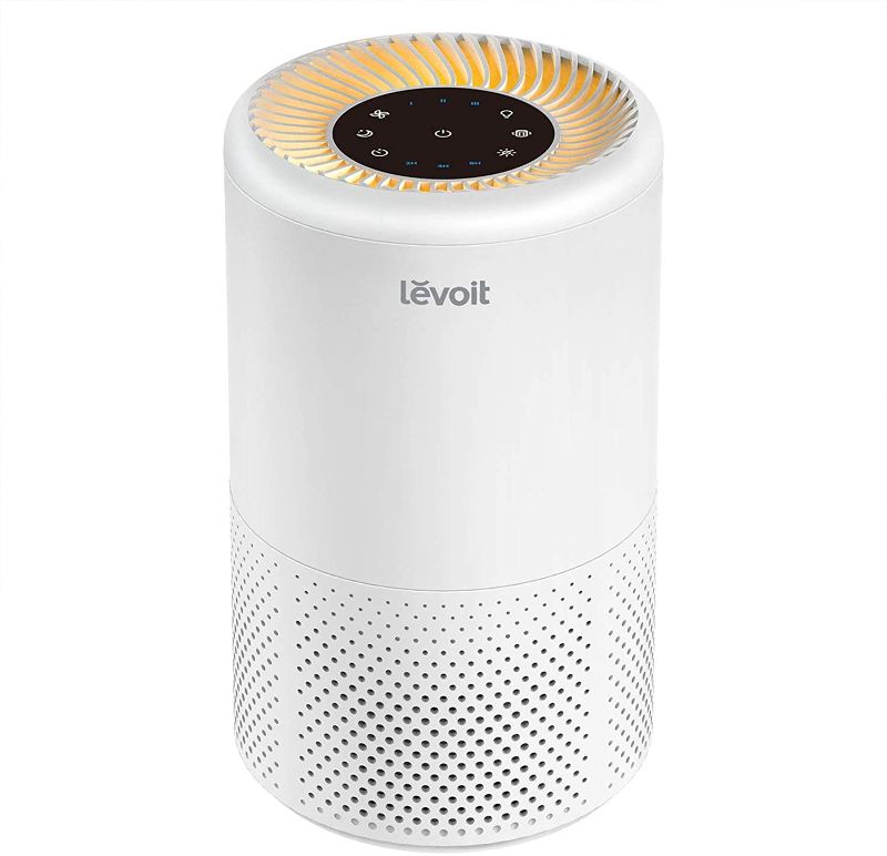 Photo 1 of LEVOIT Air Purifiers for Home Allergies and Pets Hair, H13 True HEPA Air Purifier Filter, Quiet Filtration System in Bedroom, Removes Smoke Odor Dust Mold, Night Light & Timer, Vista 200
