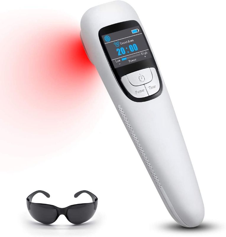 Photo 1 of Red Light Device for Muscle Reliever, Knee, Shoulder, Back, 13pcs x 650nm + 3pcs x 808nm, 4 Power + 4 Timer
