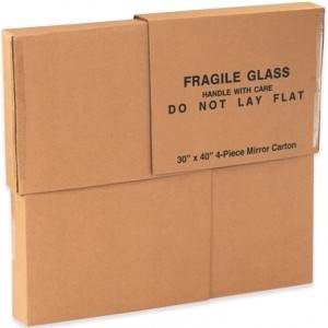 Photo 1 of 4-Piece Mirror Carton 40 x 30