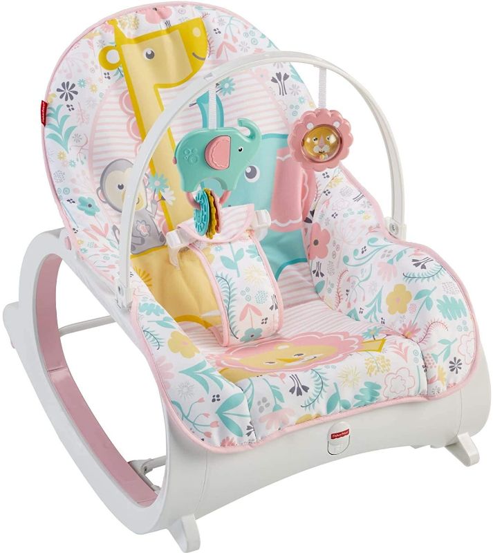 Photo 1 of Fisher-Price Infant-to-Toddler Rocker, Pink
