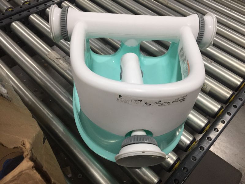 Photo 3 of Summer My Bath Seat (Aqua) - Baby Bathtub Seat for Sit-Up Bathing, Provides Backrest Support and Suction Cups for Stability - This Baby Bathtub is Easy to Set-Up, Remove, and Store
