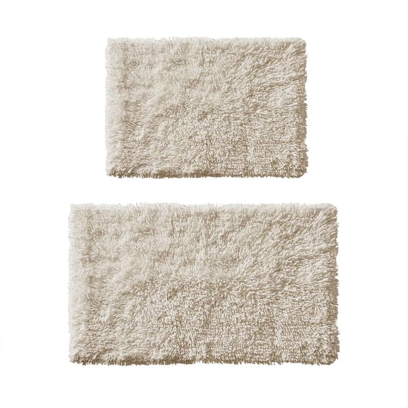 Photo 1 of 2pc Clout Organic Cotton Bath Rug Set
