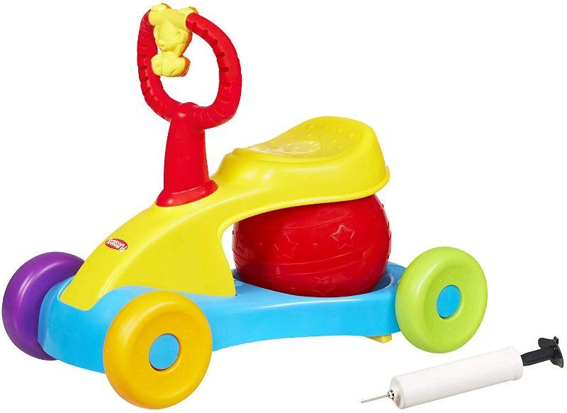 Photo 1 of Playskool Bounce and Ride Active Toy Ride-On for Toddlers 12 Months and Up with Stationary Mode, Music, and Sounds