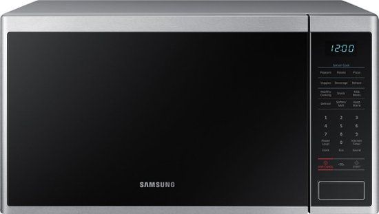 Photo 1 of Samsung - 1.4 cu. ft. Countertop Microwave with Sensor Cook - Stainless steel
