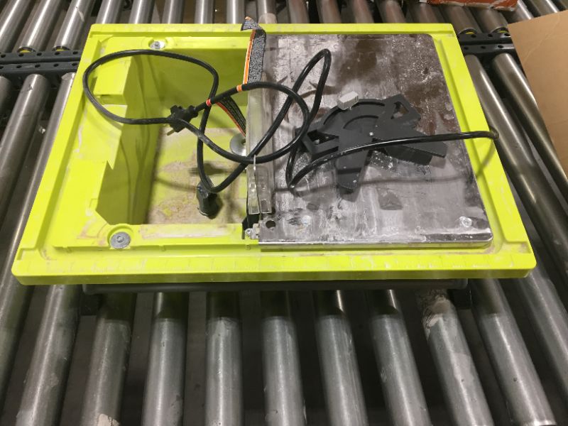 Photo 1 of Ryobi 7 in. 4.8 Amp Tabletop Tile Saw