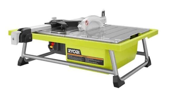 Photo 1 of Ryobi 7 in. 4.8 Amp Tabletop Tile Saw