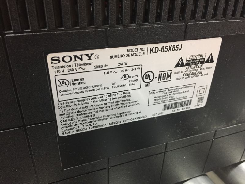 Photo 5 of Sony X85J 65 Inch TV: 4K Ultra HD LED Smart Google TV with Native 120HZ Refresh Rate, Dolby Vision HDR, and Alexa Compatibility KD65X85J- 2021 Model
