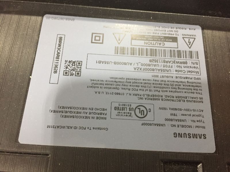 Photo 4 of Samsung 55" Smart 4K UHD TV (UN55AU8000) - Black
