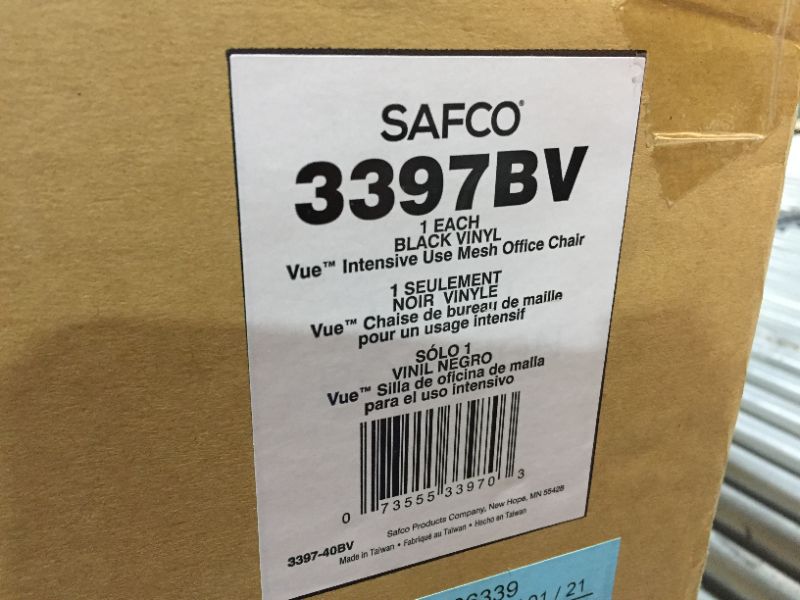 Photo 4 of Safco 3397BV Office Chair, 26d x 26w x 37h, black vinyl
