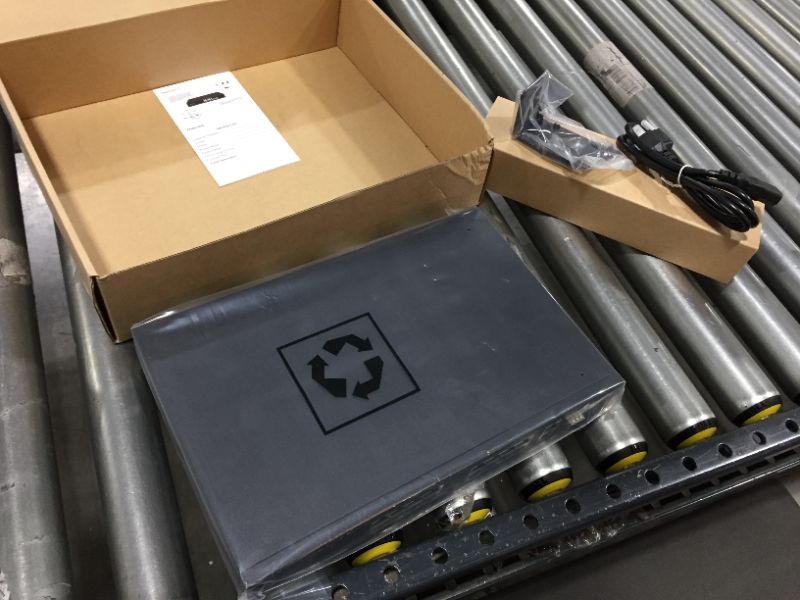 Photo 1 of GW Security GWSW1602G 10/100Mbps Desktop/Rackmount 16 Port PoE Switch, Max 30W each POE port, 2 Uplink ports and 2 Gigabit Fiber Optical SFP ports, Up to 820FT Transmission Distance

