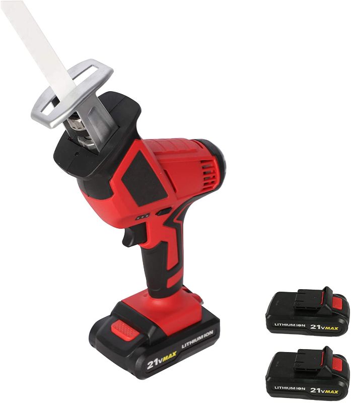 Photo 1 of 20-Volt Max Lithium-Ion Cordless Reciprocating Saw, w/ Battery, Portable & Lightweight One Hand Compact Reciprocating Saw