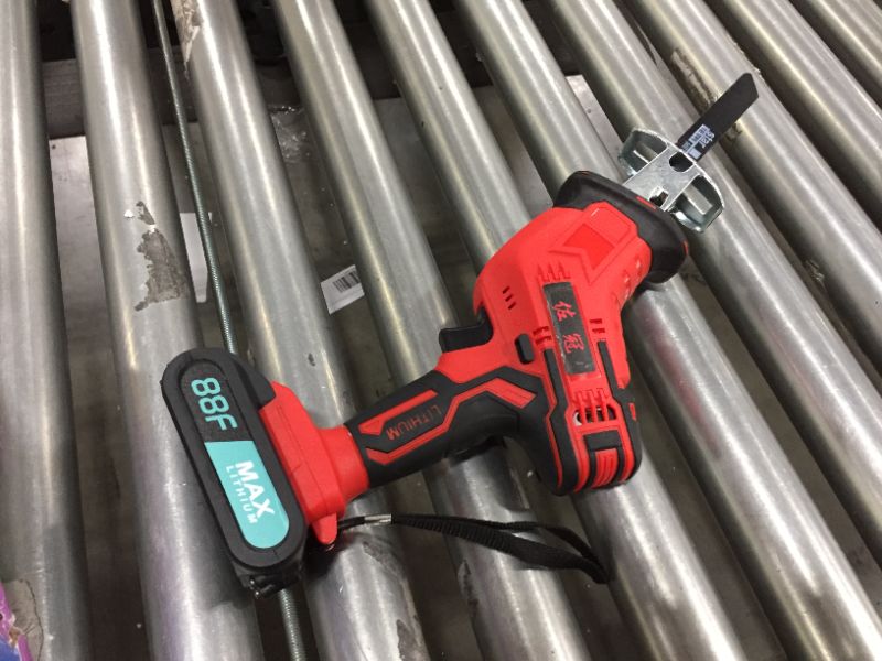 Photo 3 of 20-Volt Max Lithium-Ion Cordless Reciprocating Saw, w/ Battery, Portable & Lightweight One Hand Compact Reciprocating Saw