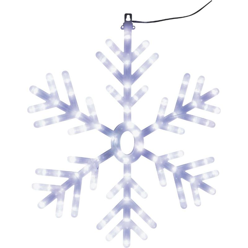 Photo 1 of Alpine 1 In. W. X 24 In. H. X 20 In. L. Led Lighted Snowflake