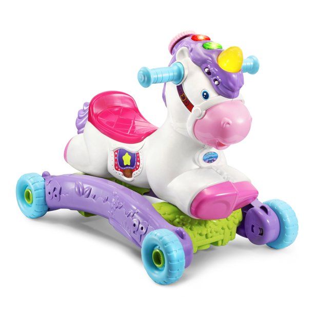 Photo 1 of VTech Prance and Rock Learning Unicorn, Rocker to Rider Toy