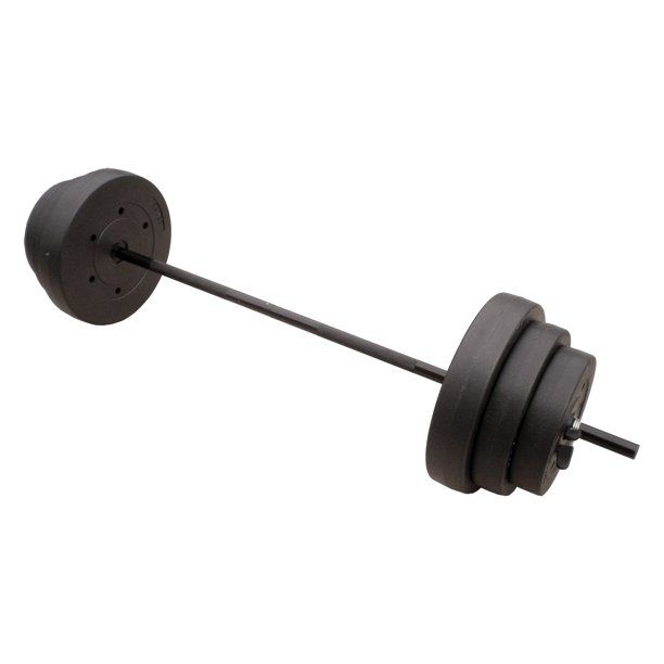 Photo 1 of CAP Barbell 100 lb Vinyl Weight Set with bar