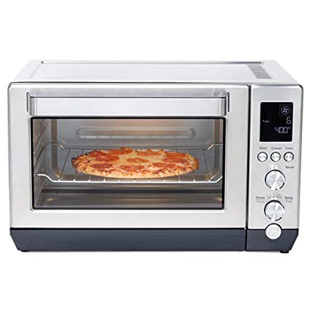 Photo 1 of GE - Calrod 6-Slice Toaster Oven with Convection bake - Stainless Steel