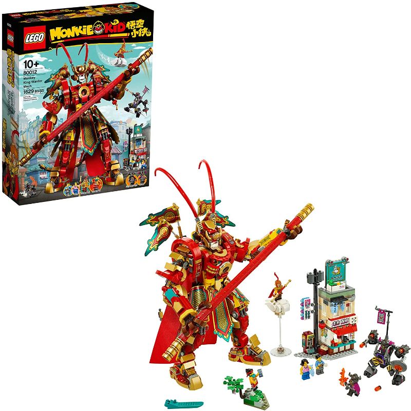 Photo 1 of LEGO Monkie Kid: Monkey King Warrior Mech 80012 Toy Building Kit (1,629 Pieces)