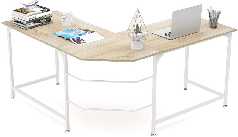 Photo 1 of Elephance L Shaped Desk Corner Computer Desk Gaming Table Workstation for Home Office