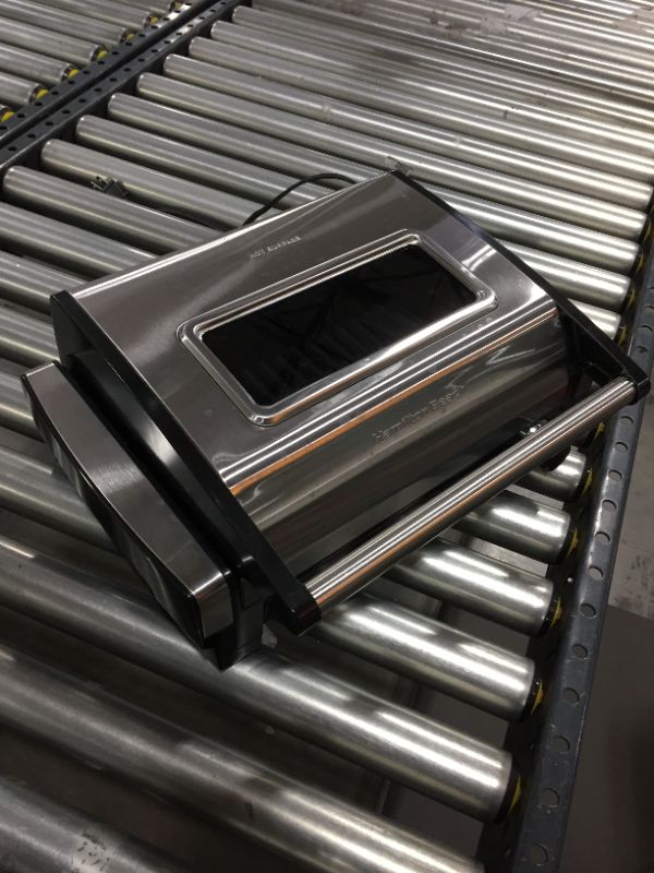 Photo 1 of Hamilton Beach Electric Indoor Searing Grill Removable Easy-To-Clean Nonstick Plate, 6-Serving, Extra-Large Drip Tray, Stainless Steel