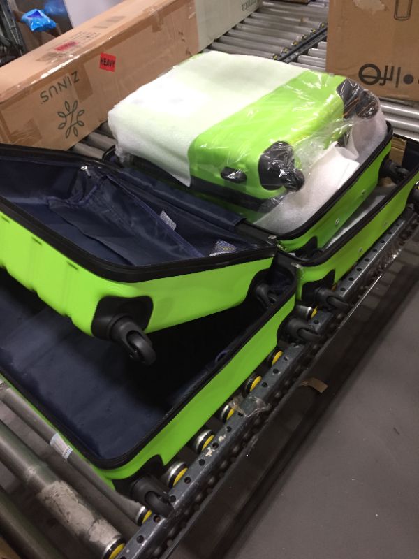 Photo 4 of COOLIFE Luggage 3 Piece Set Suitcase Spinner Hardshell Lightweight TSA Lock 4 Piece Set