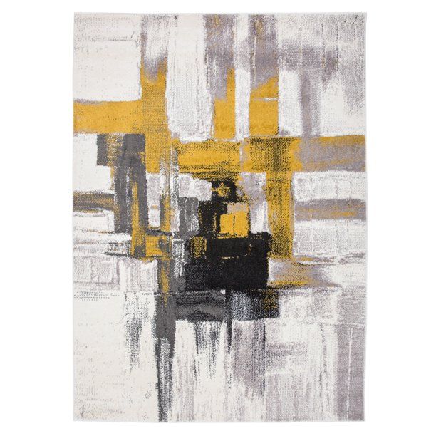Photo 1 of Contemporary Modern Abstract Area Rug 7' 10" x 10' Gold