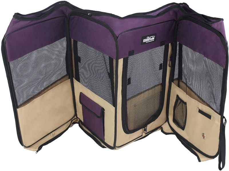 Photo 1 of EliteField 2-Door Soft Pet Playpen, Exercise Pen, Multiple Sizes and Colors Available for Dogs, Cats and Other Pets