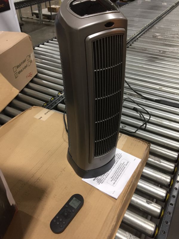 Photo 2 of Lasko 1500W Portable Oscillating Ceramic Space Heater Tower with Digital Display