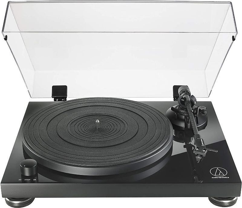 Photo 1 of Audio-Technica AT-LPW50PB Fully Manual Belt-Drive Turntable