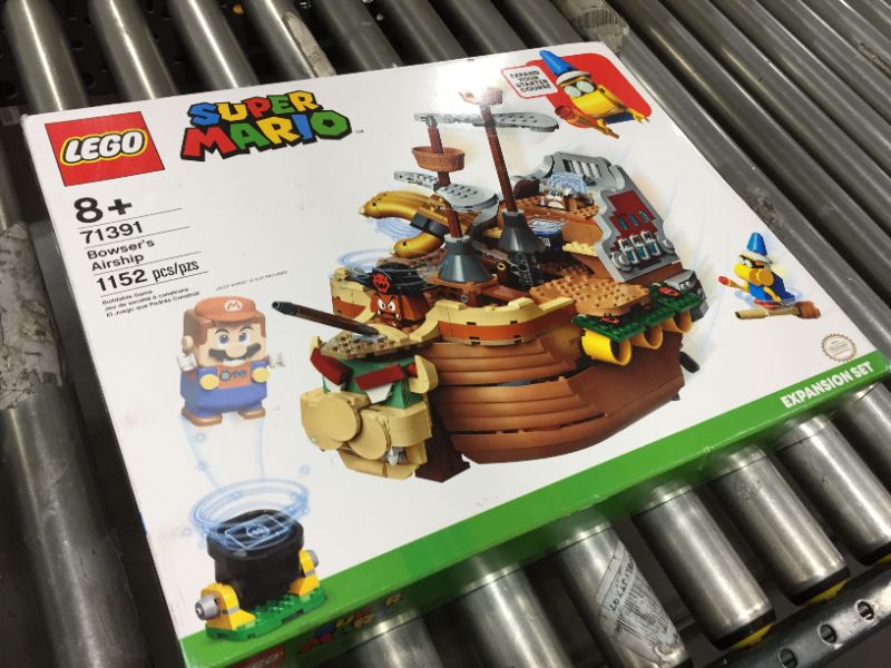 Photo 1 of LEGO Super Mario Bowser's Airship Expansion Set 71391 Building Kit; Collectible Build-Display-and-Play Toy for Kids, New 2021, SEALED
