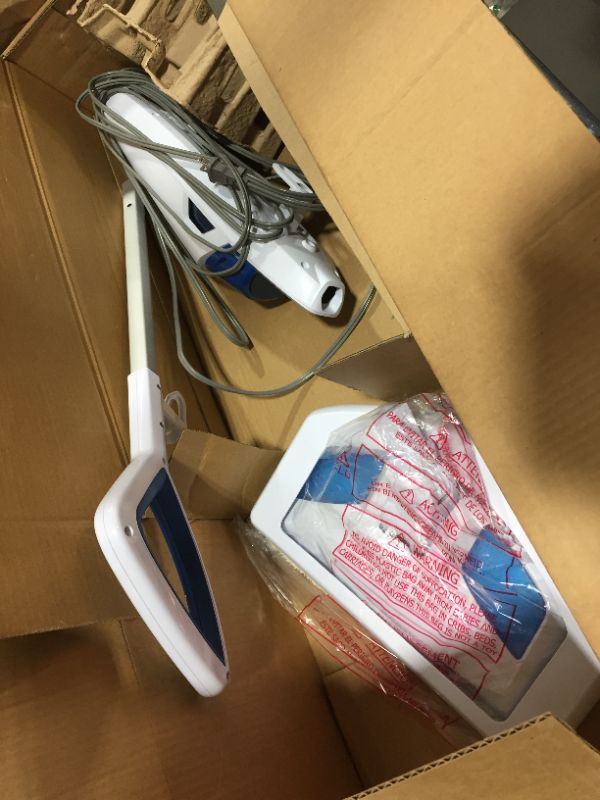Photo 1 of Bissell Power Fresh Steam Mop with Natural Sanitization, Floor Steamer, Tile Cleaner, and Hard Wood Floor Cleaner with Flip-Down Easy Scrubber, 1940A
