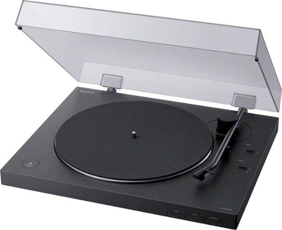 Photo 1 of Sony - Bluetooth Stereo Turntable - Black, FOR PARTS ONLY

