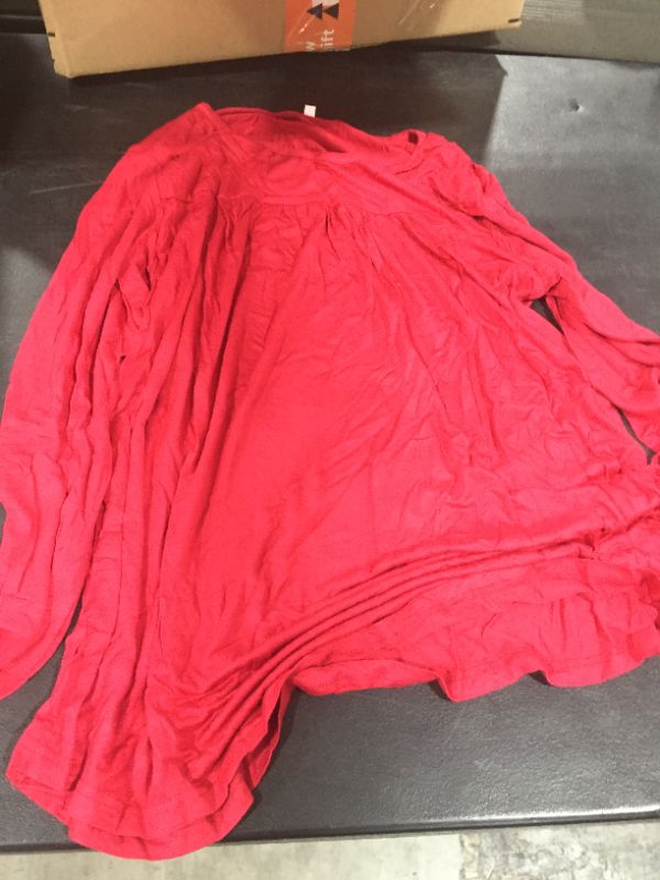 Photo 1 of Womens (L) Red Long Sleeve Blouse