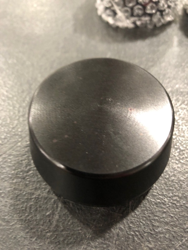 Photo 2 of CENTER CAPS, BLACK ANODIZED, SET OF 4, UNKNOWN APPLICATION.